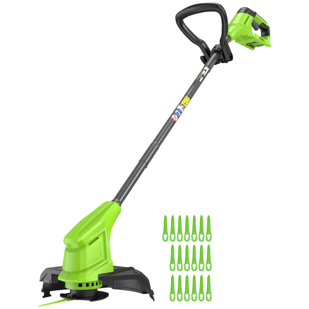 Триммер аккумуляторный GREENWORKS G24LT251 24 В в комплекте с АКБ 2 Ач и ЗУ 2 А