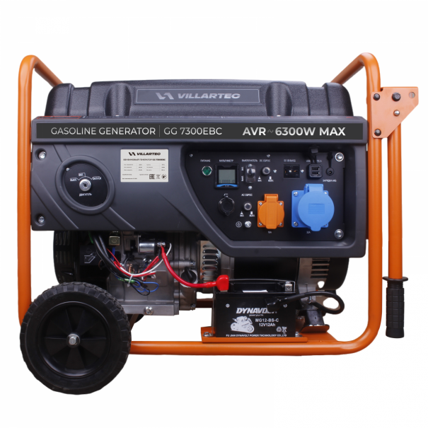 Бензиновый генератор VILLARTEC GG 7300EBC 5.8 кВт, картинка 1