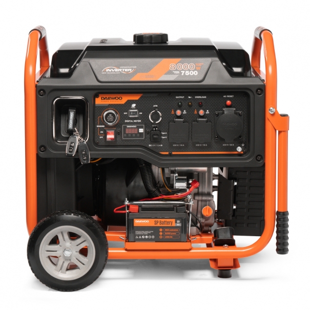 Бензиновый генератор инверторный DAEWOO GDA 8000Ei 7.5 кВт, картинка 1