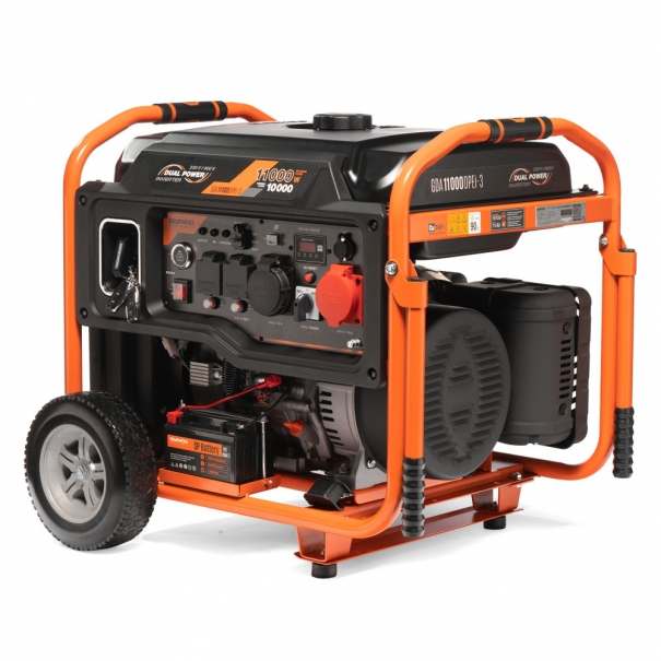 Бензиновый генератор инверторный DAEWOO GDA 11000DPEi-3, картинка 1