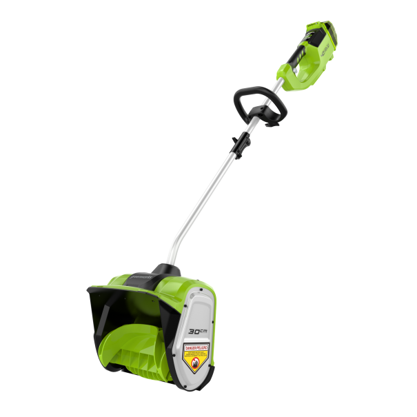 Снегоуборщик-снеголопата аккумуляторный GREENWORKS GD40SS 40 В без АКБ и ЗУ, картинка 1