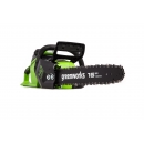 Пила цепная аккумуляторная GREENWORKS GD40CS18 40 В 16" 56 зв 3/8" 1.1 мм без АКБ и ЗУ, картинка 2