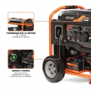 Бензиновый генератор инверторный DAEWOO GDA 11000DPEi-3, картинка 4